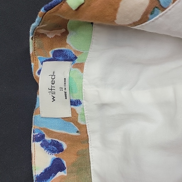 Wilfred Linen strapless Fatale Top Aritzia Sizs 10 - Picture 5 of 9